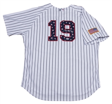 2015 Masahiro Tanaka Game Used and Signed New York Yankees Pinstripe Home Jersey Worn on 7/4/15 (MLB Authenticated, Steiner & PSA/DNA) 